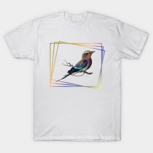 Lilac-breasted-Roller - Bird in Africa T-Shirt